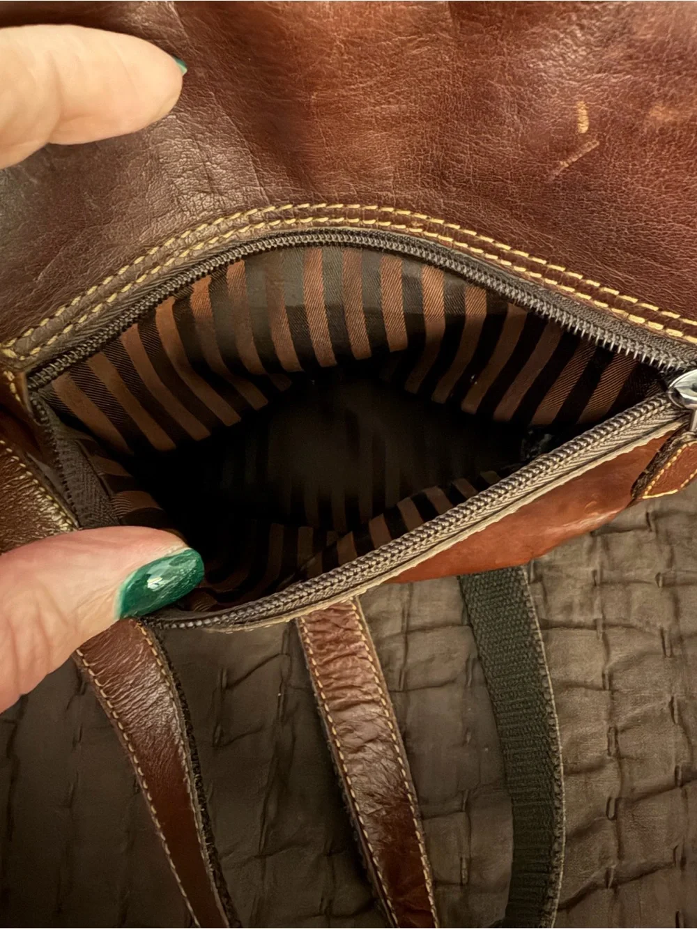 Jack George’s Brown Leather Crossbody Bag - Casual Everyday